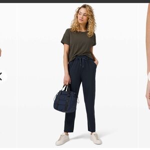 Lululemon keep me moving studio dance travel pants black